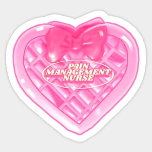 Pain Management Nurse Pocket Heart Sticker